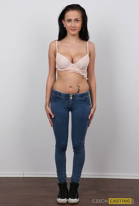 Czech Casting  pleased to share with you a free xxx photo gallery with Denisa exhibit nice form