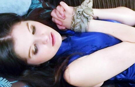 blackfoxbound invite you to explore a free pics with naughty chick in shibari porn